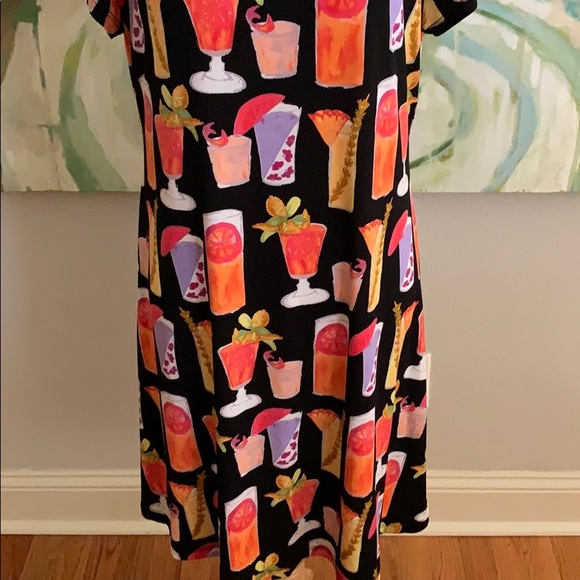 Ronni Nicole Cocktail Drink Print Dress size 8 - Picture 3 of 12